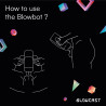 BLOWCAST Masturbateur automatique Blowbot 10 Va-et-vient et Vibrations